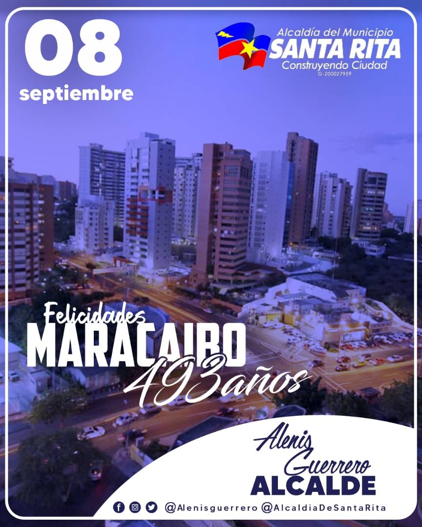 Hoy nuestro terruño zuliano arriba a sus 493° años de fundación nuestra "Maracaibo la tierra del Sol Amada" Felicidades!!!