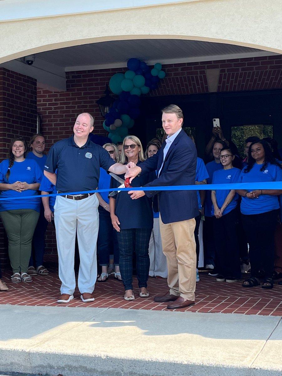 care_track's tweet photo. We appreciate the Carroll County Chamber of Commerce for helping us celebrate our new headquarters! The ribbon cutting was a great success with The Varsity for lunch, live entertainment and facility tours. 
#CareTrackHealth #newheadquarters https://t.co/m2ovQmGGwG