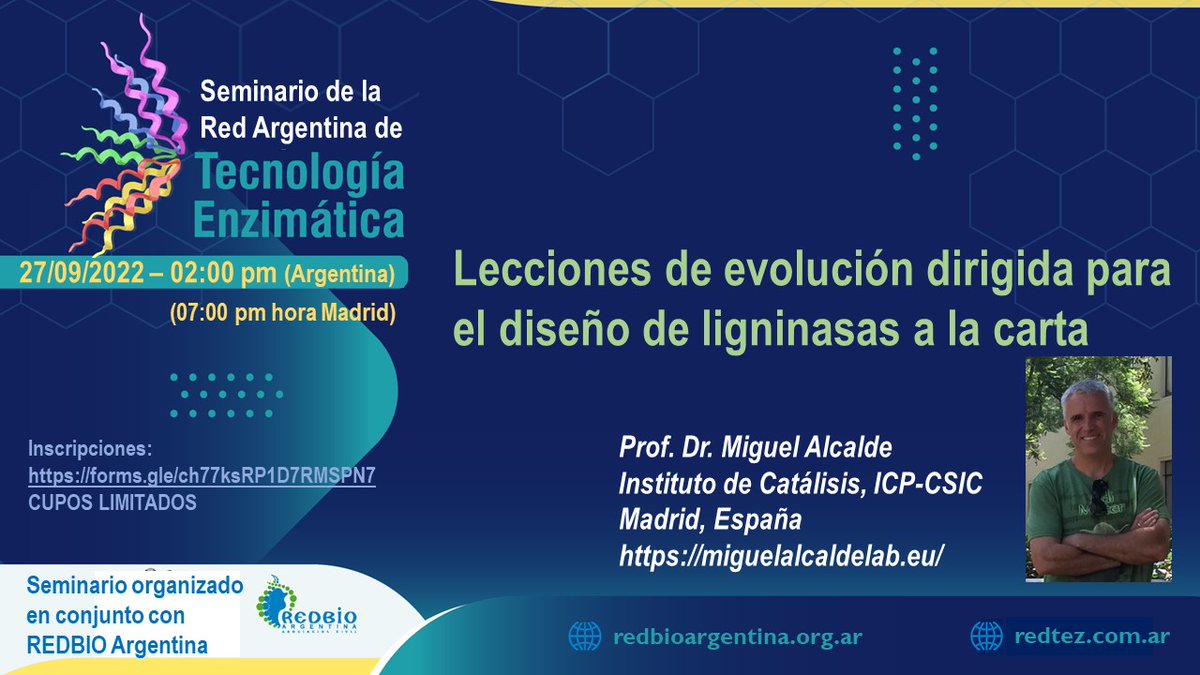 eleonoracampos4's tweet photo. Para no perderselo! Seminario organizado por @RedTEz1 y @REDBIOArgentina https://t.co/7QusclMzNO