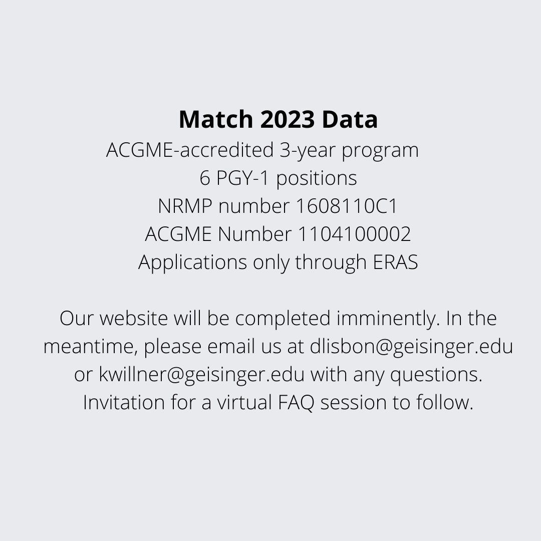keithdwillner's tweet photo. Excited to announce a new #emergencymedicine #residency in Wilkes-Barre PA! DM with questions. Applications for July 2023, ERAS only.
#EMbound #EMmatch https://t.co/ygcaANU71y