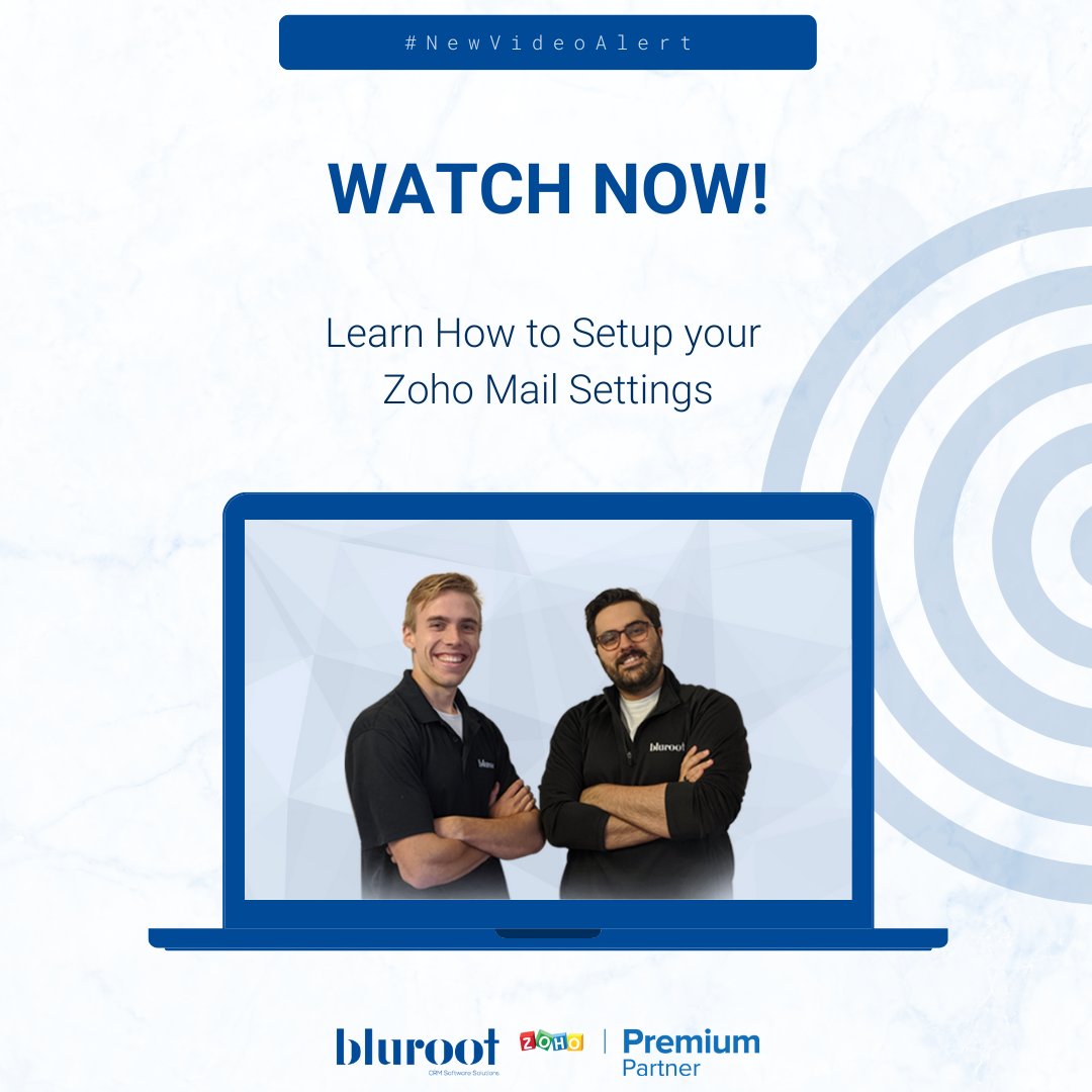 BluRooting's tweet image. You&apos;ve been asking for the ability to customize your @ZohoMail settings in more details, now it&apos;s here! We&apos;ll show you how to do it step-by-step so that you can get started with Zoho Mail right away.

Watch it now zcu.io/kEJN

#zohomail #zoho #zohotutorial