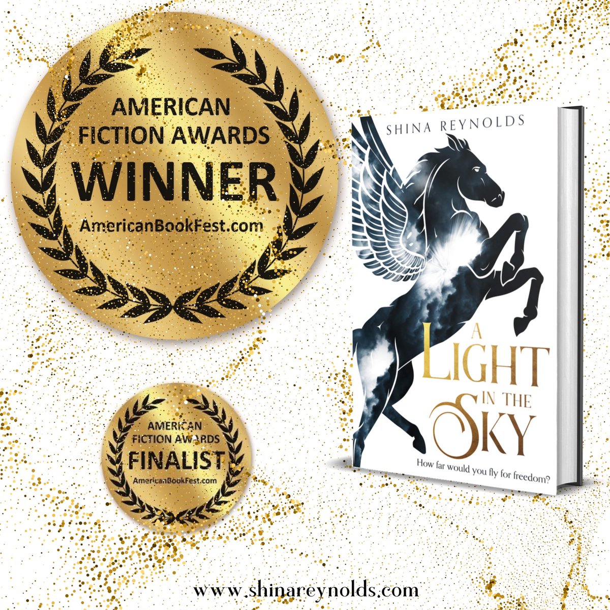 So excited to announce that A Light in the Sky is the award winner in the Young Adult category of the 2022 American Fiction Awards! As well as it is also an award-winning finalist in the Fantasy: Epic/High Fantasy category!⁣
⁣
Thanks to <a href="/AmerBookFest/">American Book Fest</a> 

shinareynolds.com