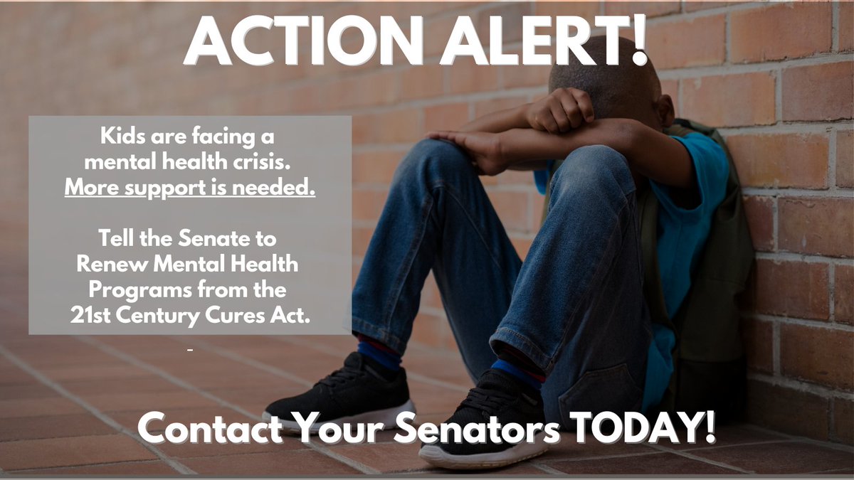PolicyCenterMMH's tweet photo. Join national mental health leaders to urge @PattyMurray @SenatorBurr @leadermconnell &amp; @SenSchumer to bring forth new authorizations and pass #HR7666 to protect current lifesaving #MentalHealth programs! Take action now: https://t.co/skxXCitJVU #CURESNow https://t.co/GSlFtyUMei