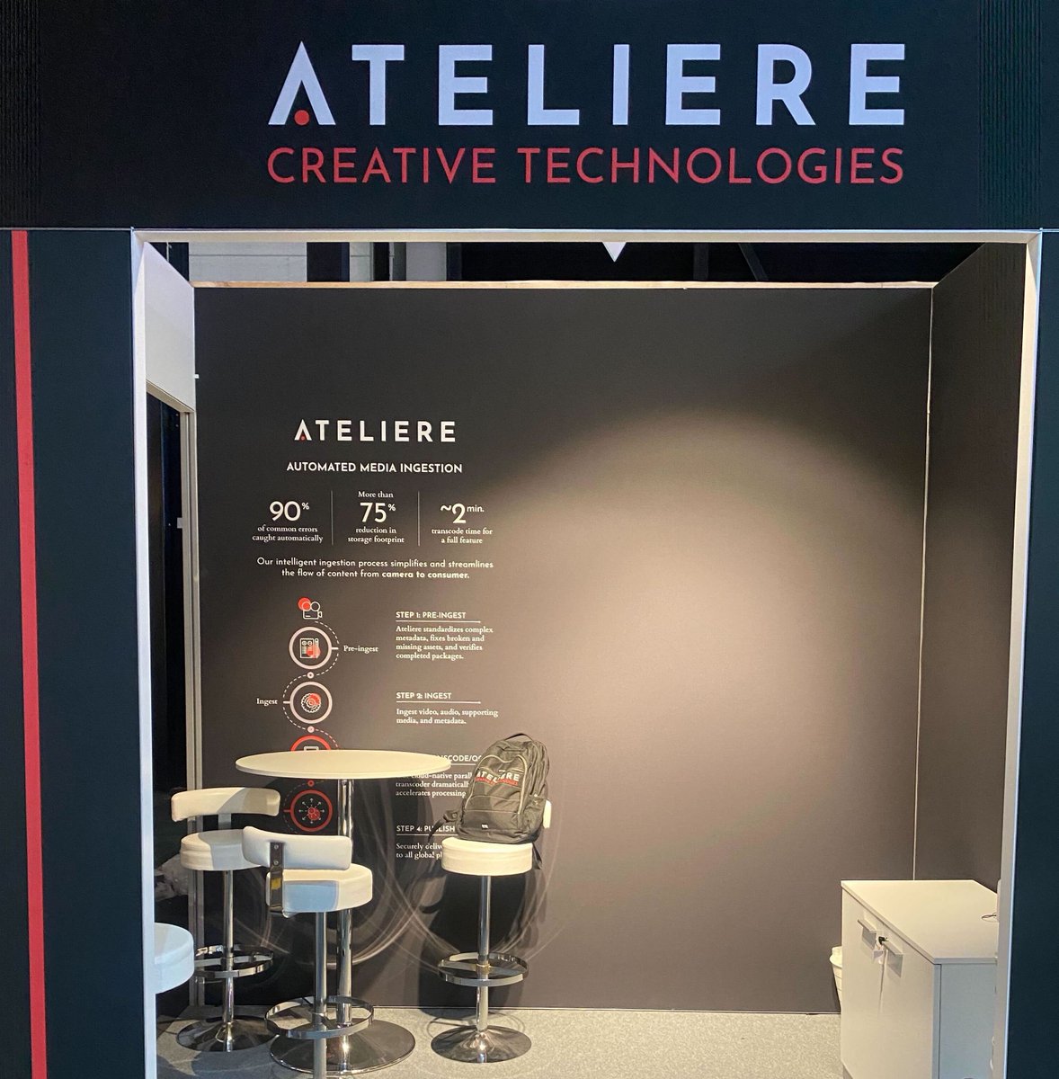 TeamAteliere's tweet photo. Bring it on #IBC2022!

It’s showtime 🎬 and Ateliere has never been more ready! Find us on stand 5.G12 sharing best practices for migrating media supply chains to the cloud and reducing cloud storage footprint by 70% and more!

Learn more here: 
➡️ https://t.co/UIkIEQq1xq https://t.co/aRYtp9ZQ01