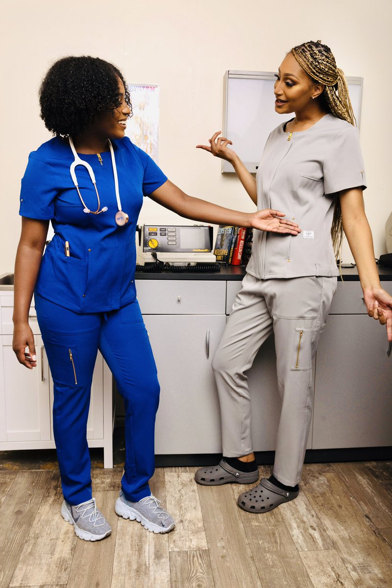 shopdunndada's tweet photo. Iman Collection is now available for purchase! 🛒 link in the bio! ⚡️💨 #uniformscrubs https://t.co/6lv2vosJIB