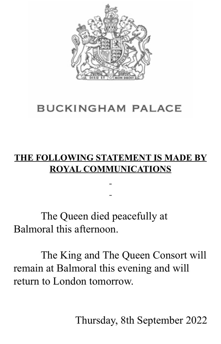 It absolutely breaks my heart to post this #TheQueen