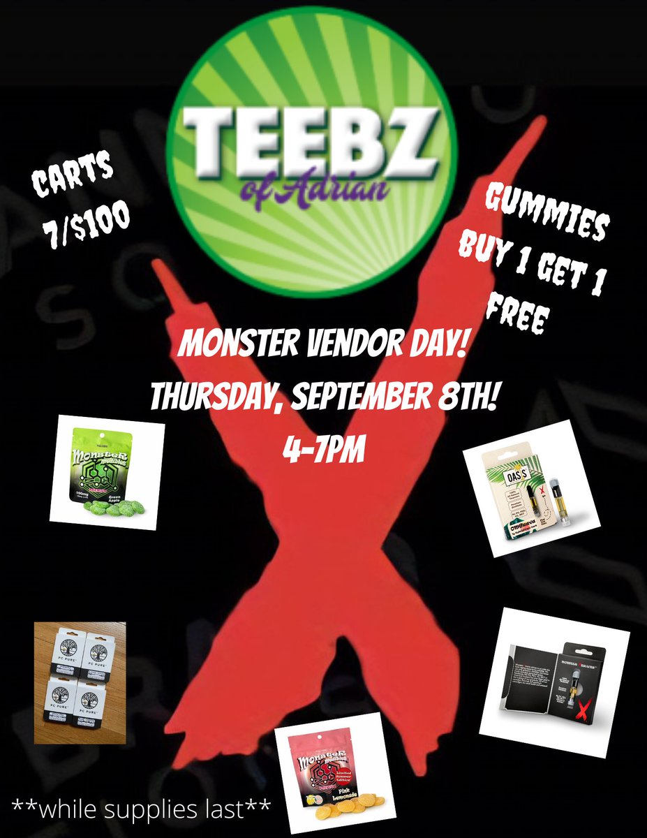 TeebzAdrian's tweet photo. Stop in Today from 4-7pm!! and Get Teebz'd! https://t.co/zgwmydwygf
