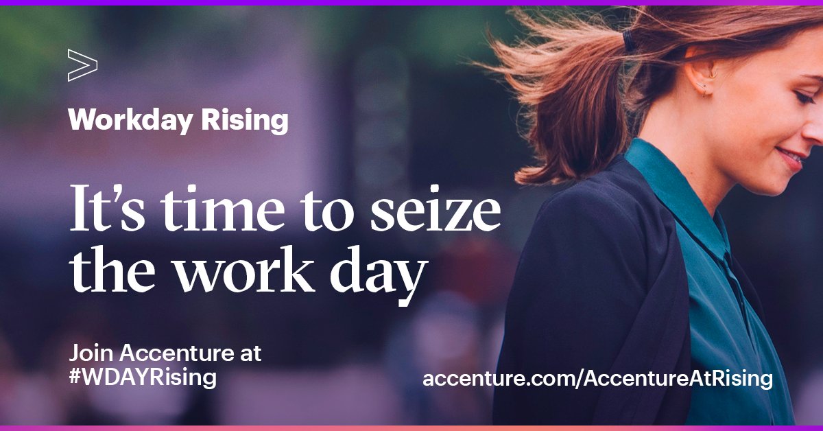 wikitail's tweet photo. At #WDAYRising, we're talking about how @Accenture and @Workday can help you seize the work day. Check our sessions: https://t.co/iJFCARh138 https://t.co/5M1igL3LAE