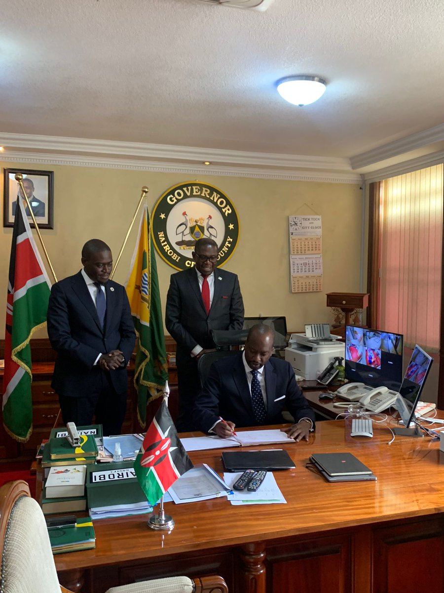 g_odundo's tweet photo. Today we met  Governor @SakajaJohnson in the company of the Chairman NSE @KipronoKittony where we discussed opportunities for the Nairobi County at @NSE_PLC . This is a great partnership opportunity. https://t.co/oqsxjl1HQY