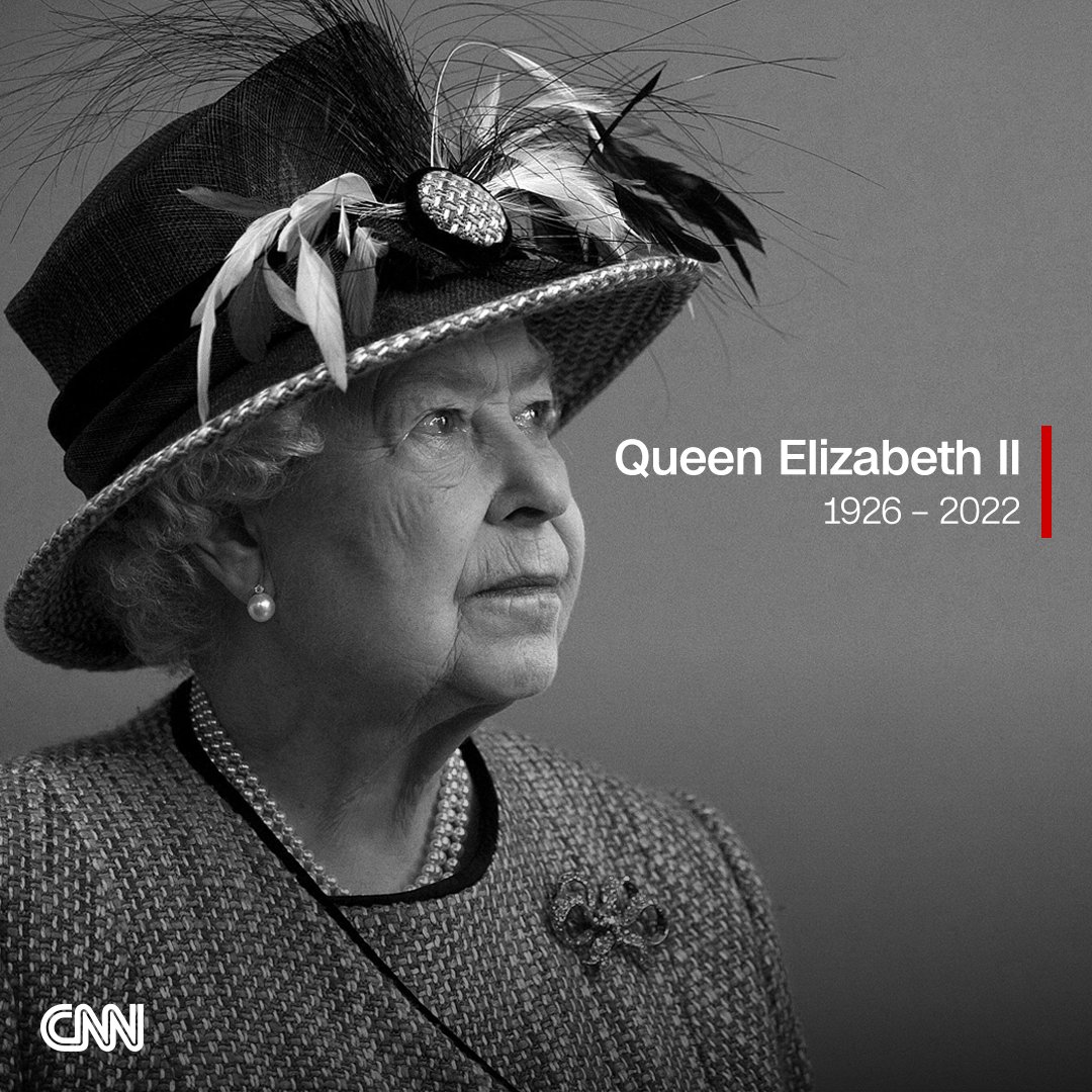 BREAKING: Queen Elizabeth II, a beacon of stability after more than 70 years on the British throne, dies at 96, Buckingham Palace announces. | via CNN International