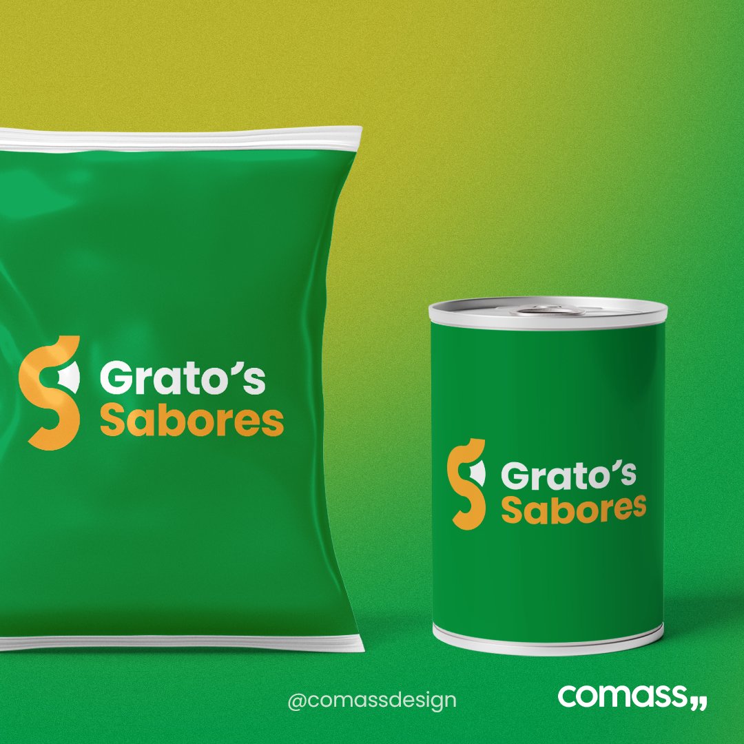comassdesign's tweet photo. Diseño de marca gráfica e identificación visual para GRATO'S SABORES. MiPyME productora de alimentos. Holguín, Cuba. https://t.co/P4x9iJq75A