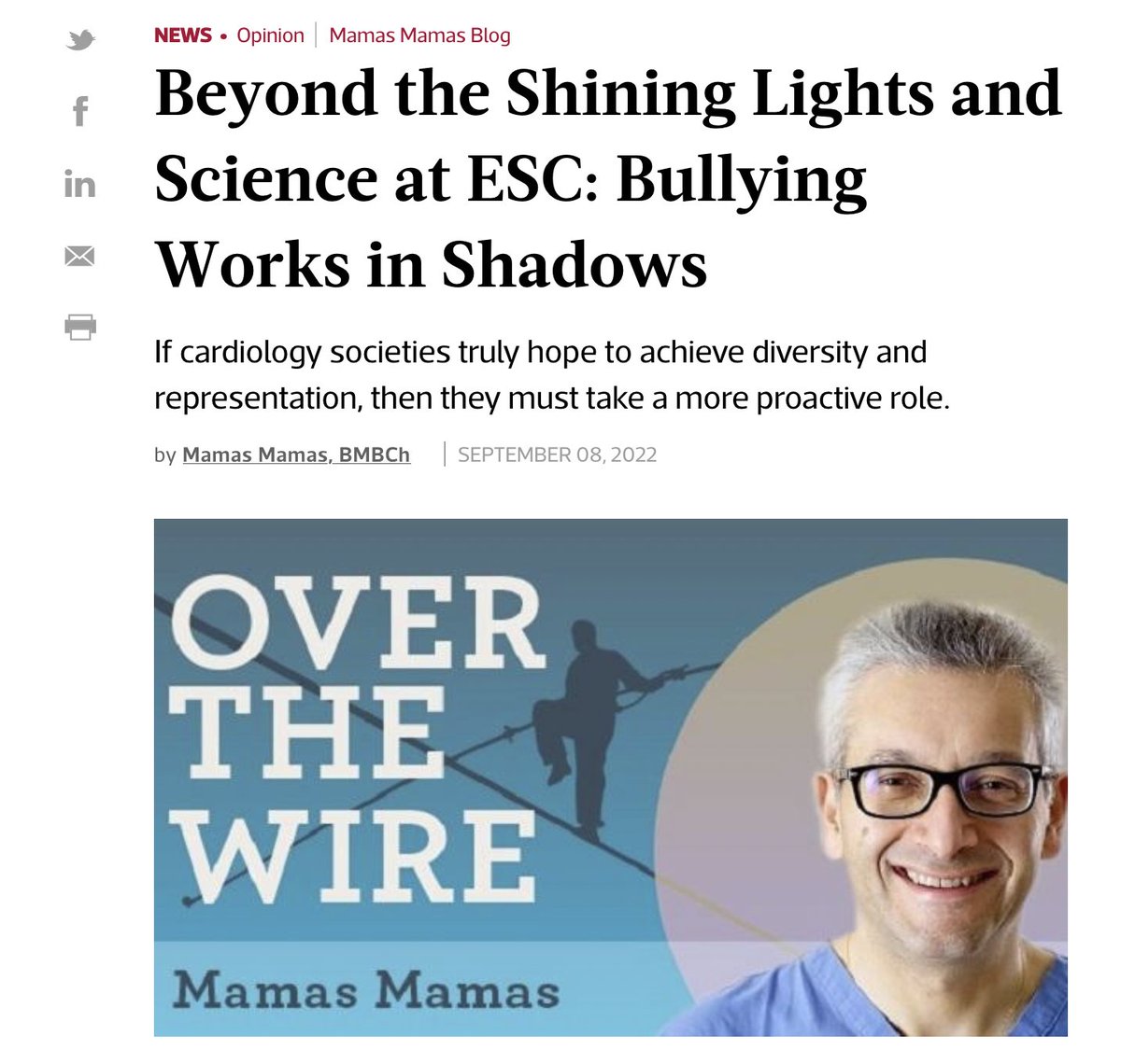 Mamas A. Mamas (@mmamas1973) on Twitter photo 1. My <a href="/TCTMD/">TCTMD</a> blog around bullying➡️ tctmd.com/news/beyond-sh… If scientific societies truly hope to achieve diversity and representation at their meetings and amongst their faculty, then they must take a more proactive role. <a href="/ShelleyWood2/">Shelley Wood (she/her)</a> <a href="/MinnowWalsh/">Minnow Walsh, MD, MACC</a> <a href="/HeartBobH/">Robert Harrington</a> <a href="/Steph_Achenbach/">Stephan Achenbach</a> 1. My <a href="/TCTMD/">TCTMD</a> blog around bullying➡️ tctmd.com/news/beyond-sh… If scientific societies truly hope to achieve diversity and representation at their meetings and amongst their faculty, then they must take a more proactive role. <a href="/ShelleyWood2/">Shelley Wood (she/her)</a> <a href="/MinnowWalsh/">Minnow Walsh, MD, MACC</a> <a href="/HeartBobH/">Robert Harrington</a> <a href="/Steph_Achenbach/">Stephan Achenbach</a>
