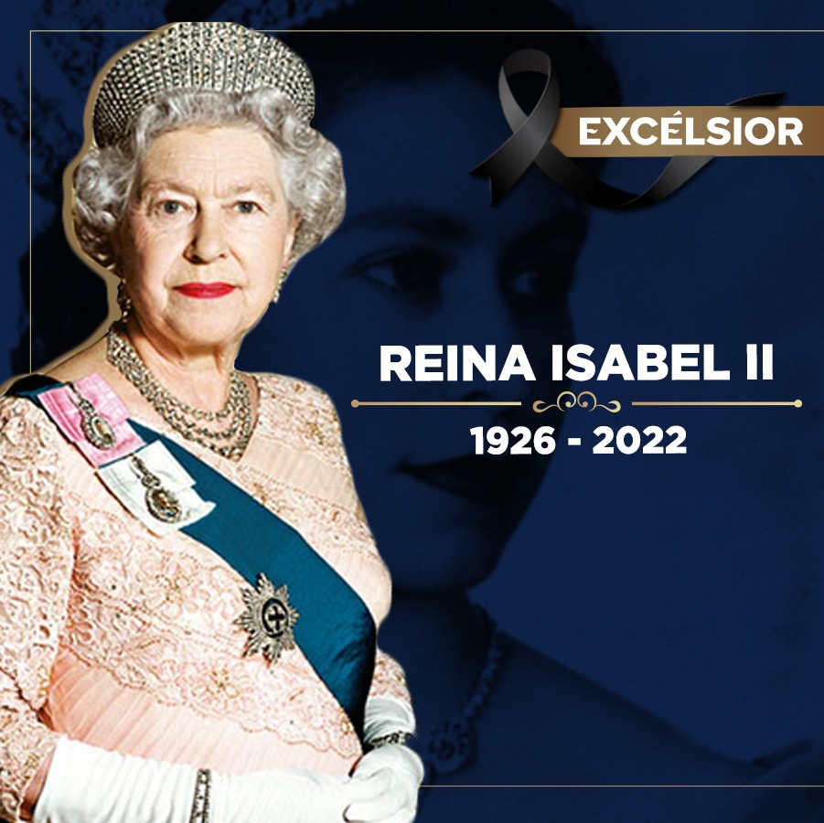 Excelsior's tweet photo. #ÚltimaHora| 🚨⚫Muere la reina Isabel II a los 96 años. https://t.co/C3O405ub3B https://t.co/YO2B13go6y