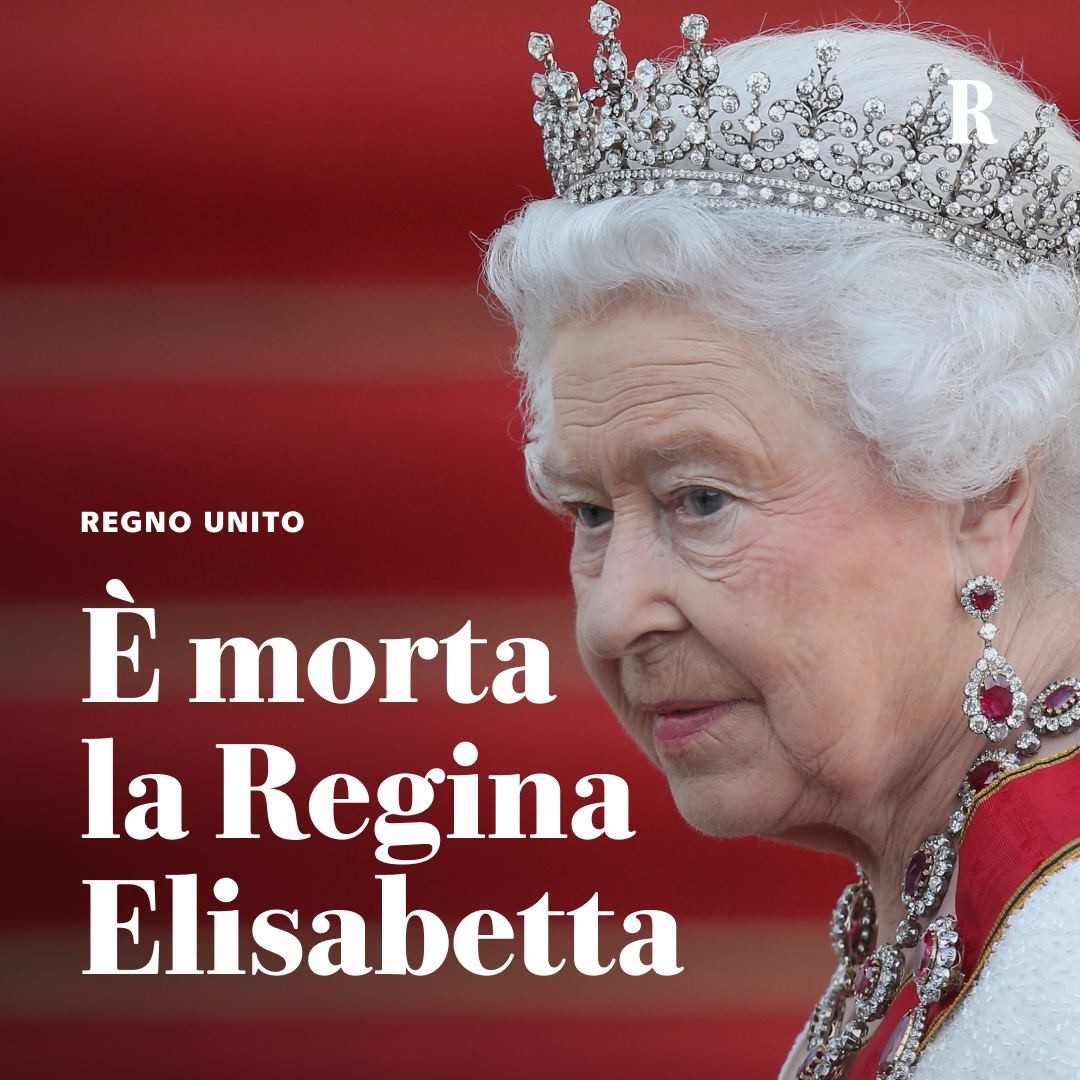 🔴🔴 La Regina Elisabetta è morta: l'annuncio di Buckingham Palace 

repubblica.it/esteri/2022/09…