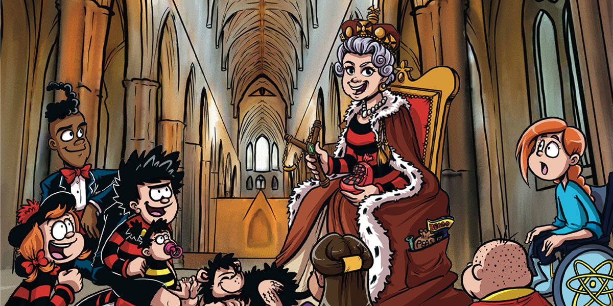 Goodbye your Majesty. Thank you for your reign.

This image was commissioned by the Beanotown Urban Museum of Modern Art to mark the Queen’s Jubilee and was the Queen's last appearance in Beanotown.