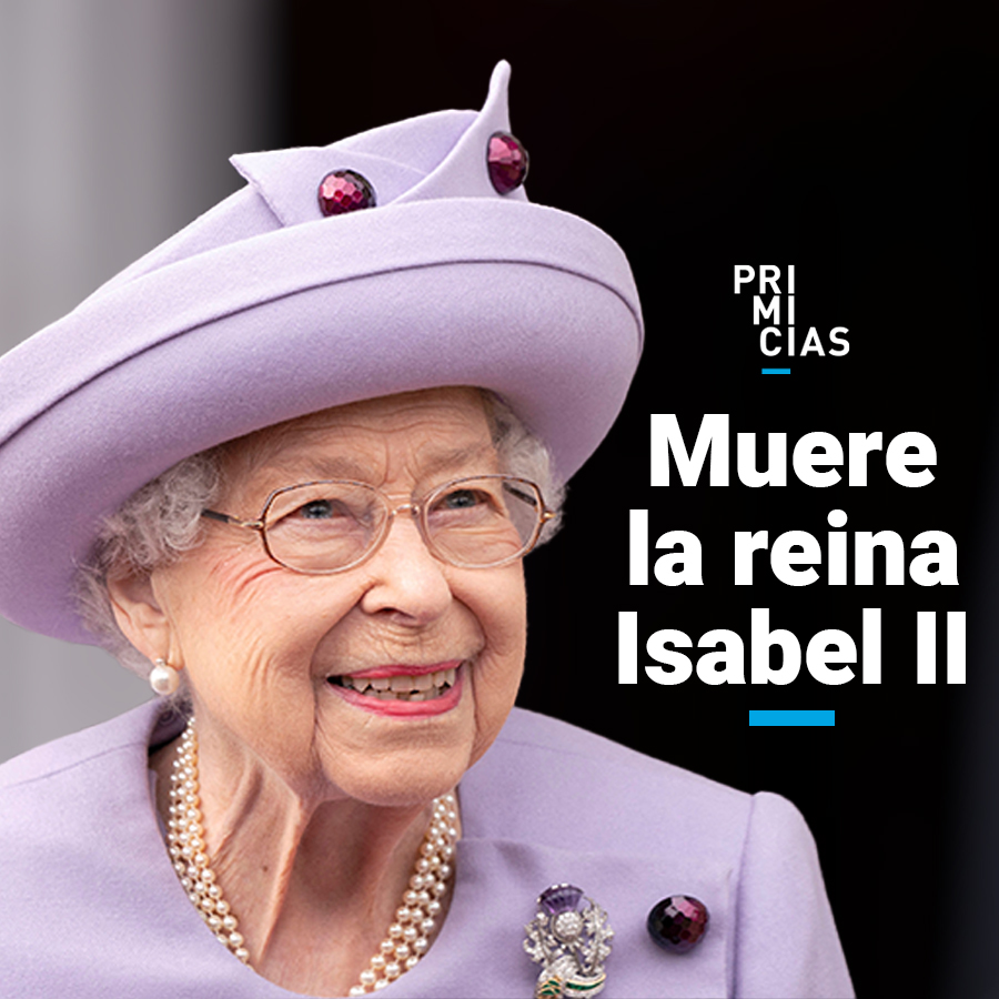 Primicias's tweet photo. #URGENTE | La reina Isabel II fue la sexta mujer en ascender el trono y la que más tiempo ha reinado. El protocolo funerario durará entre 10 y 12 días. » https://t.co/lWtLt8Zhdr https://t.co/heP2olUAcc