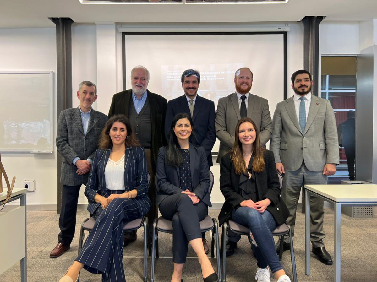 AmitalPerry's tweet photo. Casi 2 años de los Acuerdos de Abraham, la nueva estructura regional permite florecimiento y prosperidad de🇮🇱🇦🇪🇧🇭🇲🇦. Felicitaciones @PauloBotta_ @Arielsgl @Ucasociales y @CEI_UCA por el excelente informe "Argentina frente a los acuerdos de Abraham", y por tan linda presentación. https://t.co/HISCNJZDGv