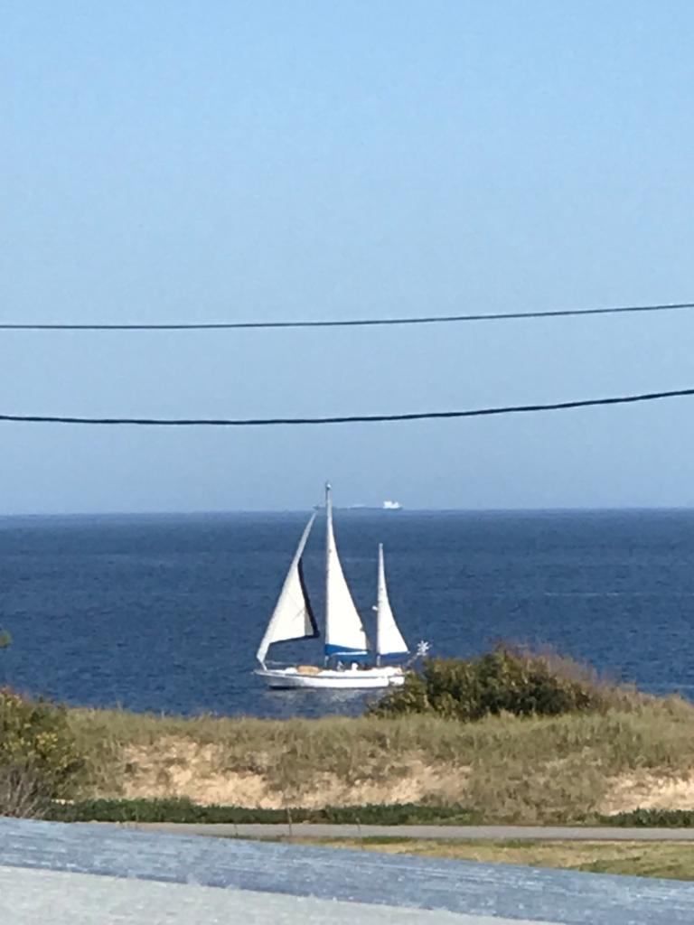 divevazquez's tweet photo. @geopaisaje @InvernizziMario Es el tercer día que sale ese velero.  Un tipo solo, manso.. se nota que entendió todo https://t.co/9UnxFbEXmN