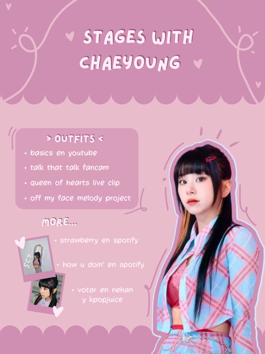 scydinamicas's tweet photo. — stages with chaeyoung...🩰 

• dinámica para apoyar a chae, indicaciones y links abajo ↓

트와이스 채영 #트와이스채영 #채영 #CHAEYOUNG @JYPETWICE https://t.co/tFxjn8Iv4g