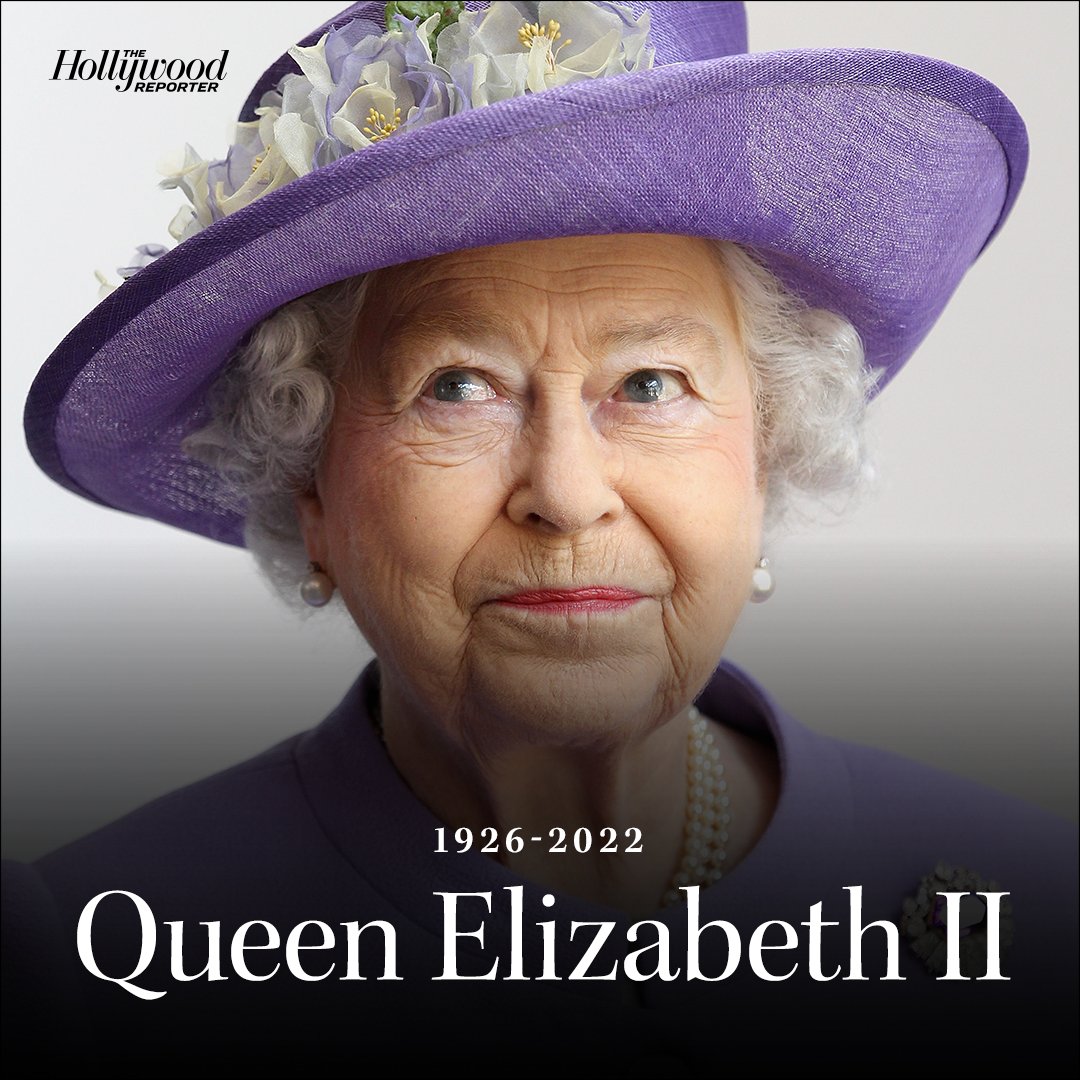 THR's tweet photo. Queen Elizabeth II, the longest-reigning British monarch in history and one of the world’s most recognizable figures in modern times, has died. She was 96 https://t.co/K6m1QGWJg5 https://t.co/HB57Nka3NG
