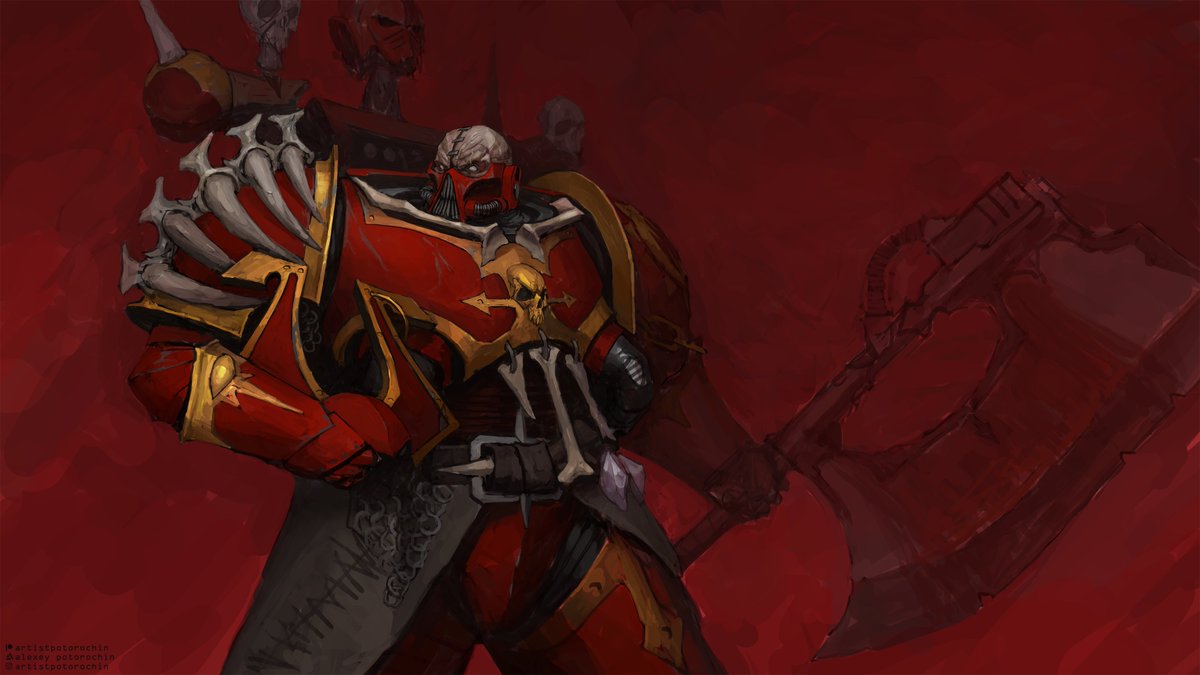 artistpotoq's tweet photo. Brennus the Haruspex, Chaos Lord of the World Eaters

For @ILikeToStabJaws 

#warhammer #warhammer30k #warhammer40k #spacemarines #chaosspacemarines #worldeaters #chaoslord #masterofexecutions #khorneberzerkers https://t.co/ZTNoxvfEXM