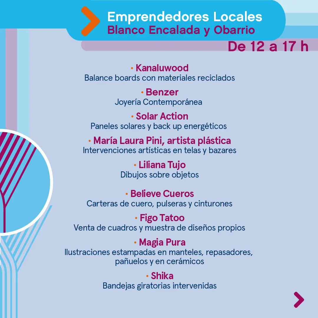 Cultura_SI's tweet photo. La Horqueta celebra la •FIESTA Y• 👉Emprendedores, exhibiciones deportivas, puesto sustentable, música y @Franciscaylosex 🦋
📅Domingo 11
🕛De 12 a 17 h
📍Blanco Encalada, entre Gurruchaga y Marconi #LaHorqueta
🎟Gratis
.
.
.
.
#FiestaYSI @gustavo_posse
@SanIsidroGob https://t.co/Qqr0R5GeWQ