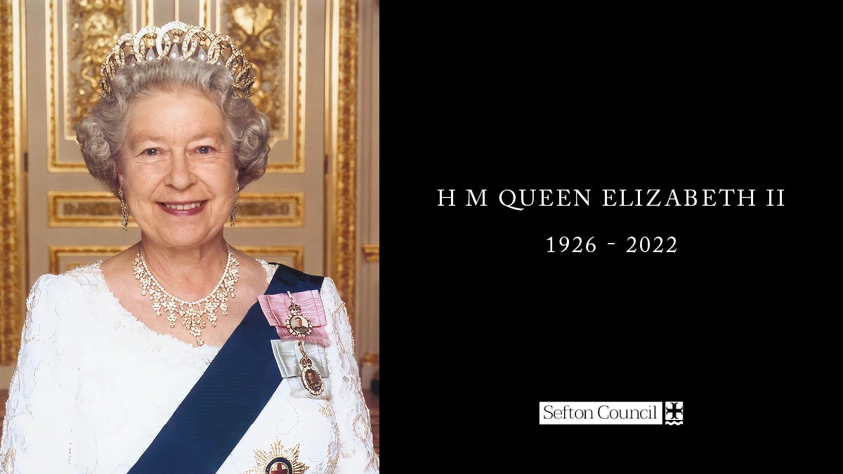 seftoncouncil's tweet photo. We are saddened by the death of Her Majesty the Queen and send condolences to her family.  
As a mark of respect, all flags at Council buildings will be lowered to half-mast. 
Details regarding memorial services, books of condolence and floral tributes will be released shortly. https://t.co/YwB9favPXR
