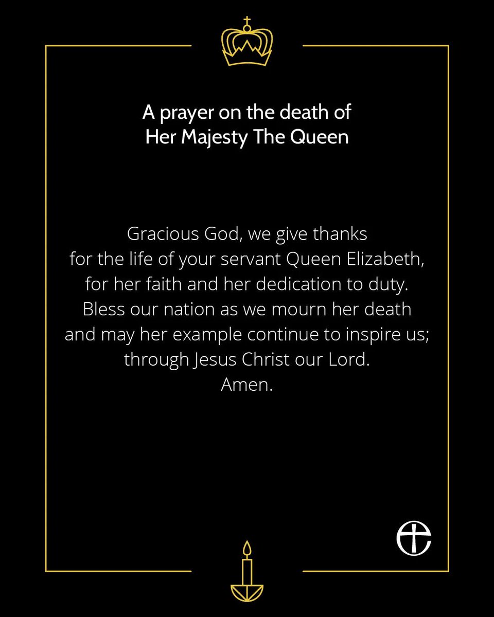 StAndrewCE_HW's tweet photo. With sadness we hear if the passing of Queen Elizabeth II. May he rest in peace and rise glory. https://t.co/e3SBKQyN2c