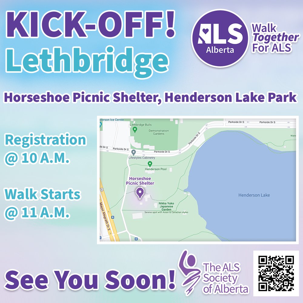 ALS Society of AB (@als_ab) on Twitter photo Today’s the day: the Lethbridge Walk Together For ALS starts really soon! In-person registration opens at 10AM. For all additional info, please head to secure.e2rm.com/p2p/location/3…
See you soon, walkers!
#als #alsab #lethbridge #walktogetherforals Today’s the day: the Lethbridge Walk Together For ALS starts really soon! In-person registration opens at 10AM. For all additional info, please head to secure.e2rm.com/p2p/location/3…
See you soon, walkers!
#als #alsab #lethbridge #walktogetherforals