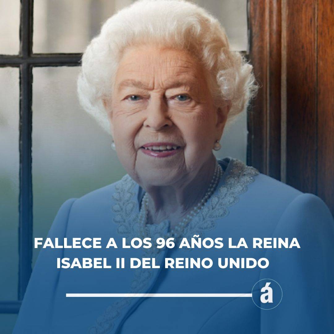 Ambitocom's tweet photo. ⚫️ MURIÓ LA REINA ISABEL II DEL REINO UNIDO

👉 Lo confirmó la BBC. Durante las últimas horas se conoció su frágil estado de salud. 

👉 Fue la monarca más longeva, con 70 años de reinado

📲 https://t.co/6uOsy6UMd7 https://t.co/SuxToDHPd9