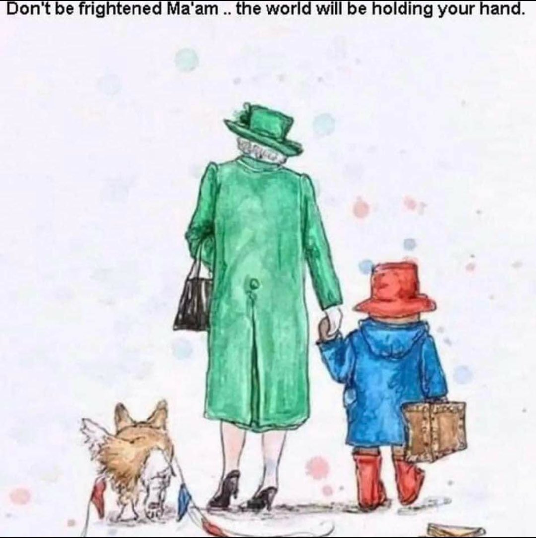 Rest in peace ❤️💚 #QueenElizabeth