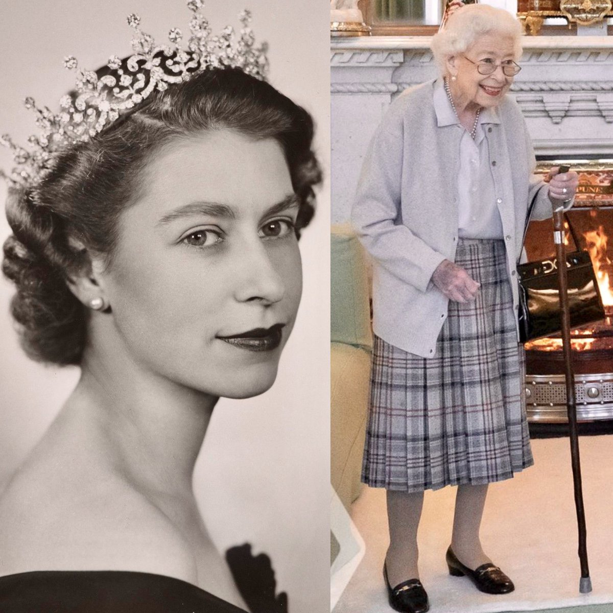 LondonPostUK's tweet photo. Queen Elizabeth II has died today aged 96. 

Her son Charles, the former Prince of Wales, is now King. He will address the shocked nation imminently, as the world grieves Britain's longest-reigning monarch.
🙏❤️ https://t.co/6bydsklGyk