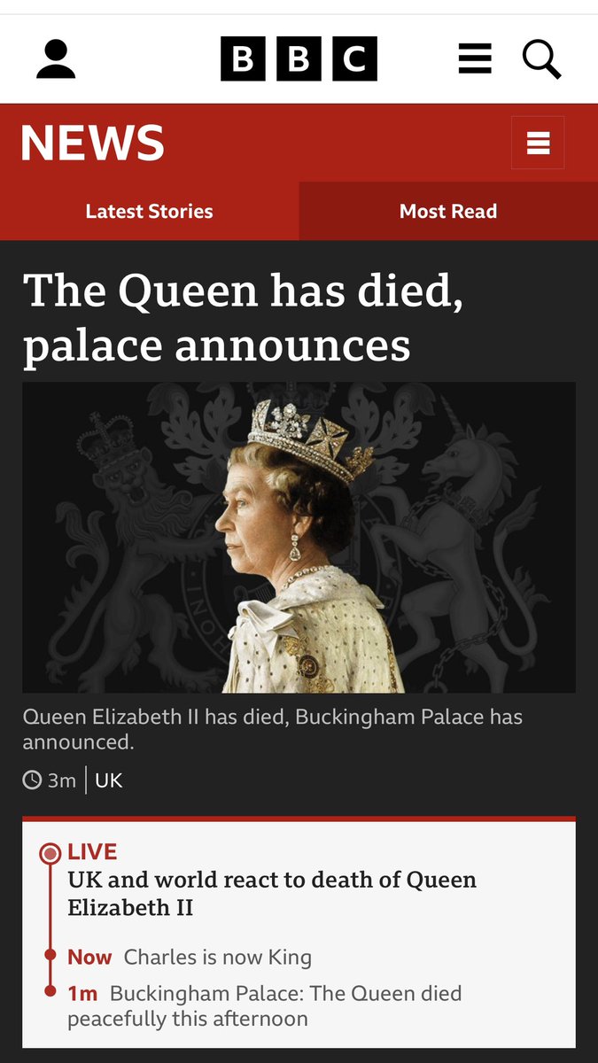 R.I.P The Queen #QueenElizabeth