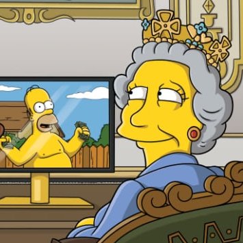 SimpsonSideshow's tweet photo. RIP Queen Elizabeth II ❤️ https://t.co/iGmrWWPTUi