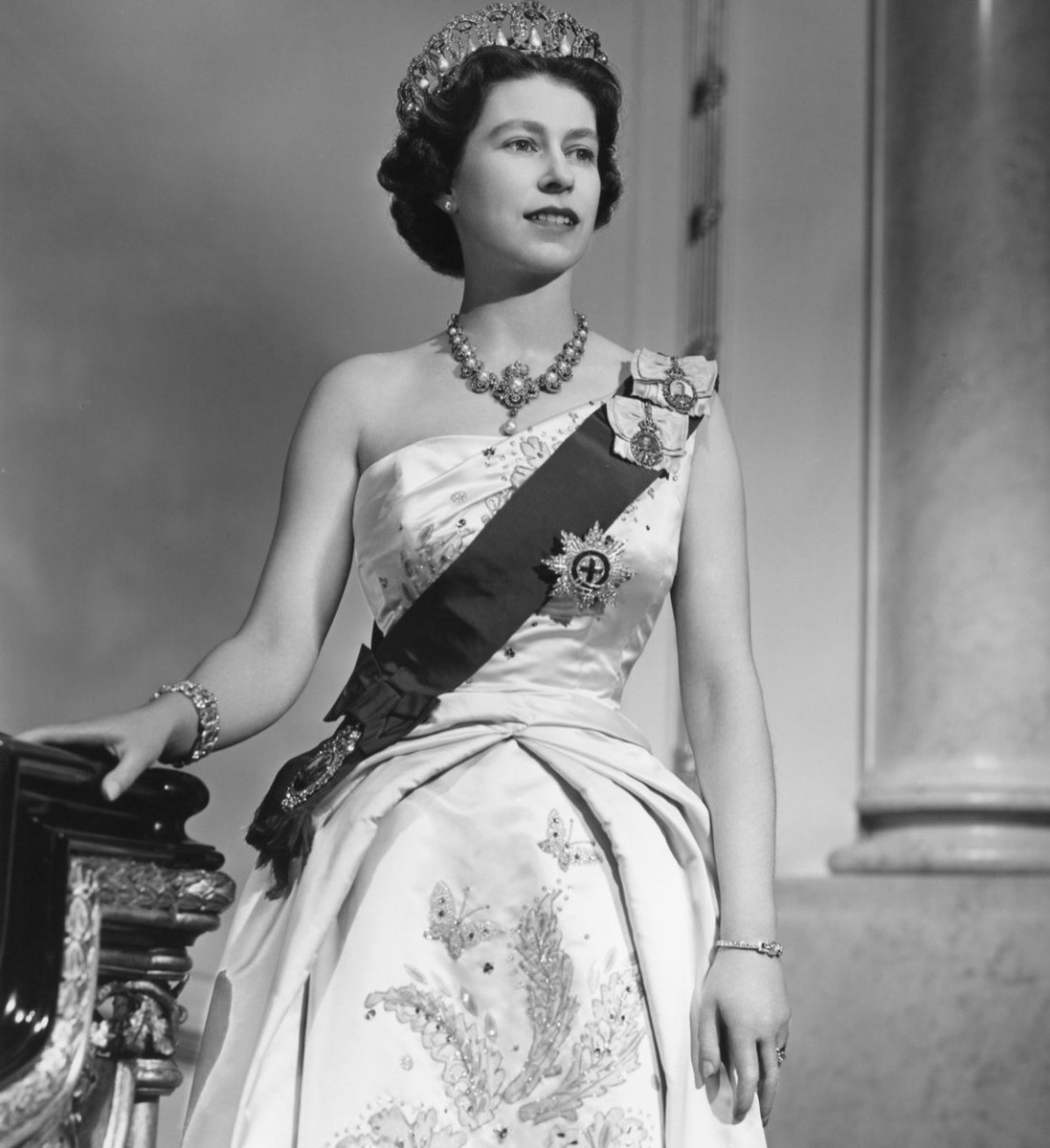 Reunited with your eternal love, Philip.  🕊 A constant and humble figure of calm and steadiness in choppy waters. Forever our beautiful, dutiful Queen, Elizabeth. 🤍 #HerMajesty