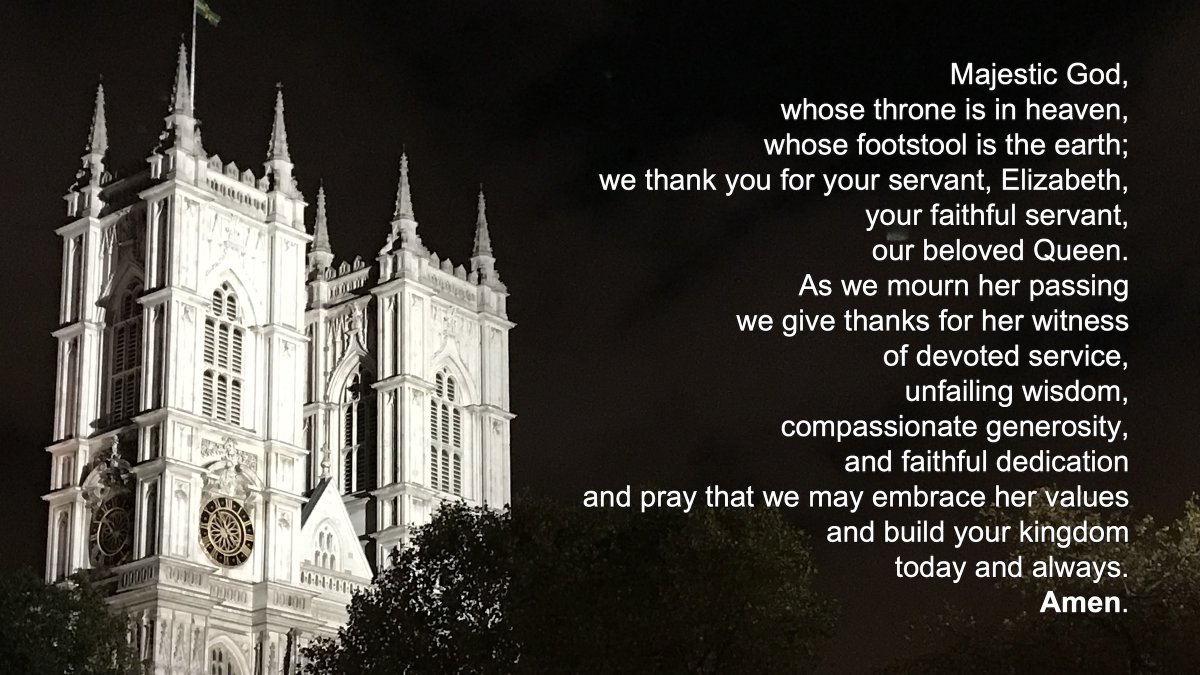 engcathedrals's tweet photo. 🙏 A prayer for Her Majesty the Queen 🙏 https://t.co/WCuv6SeVYR