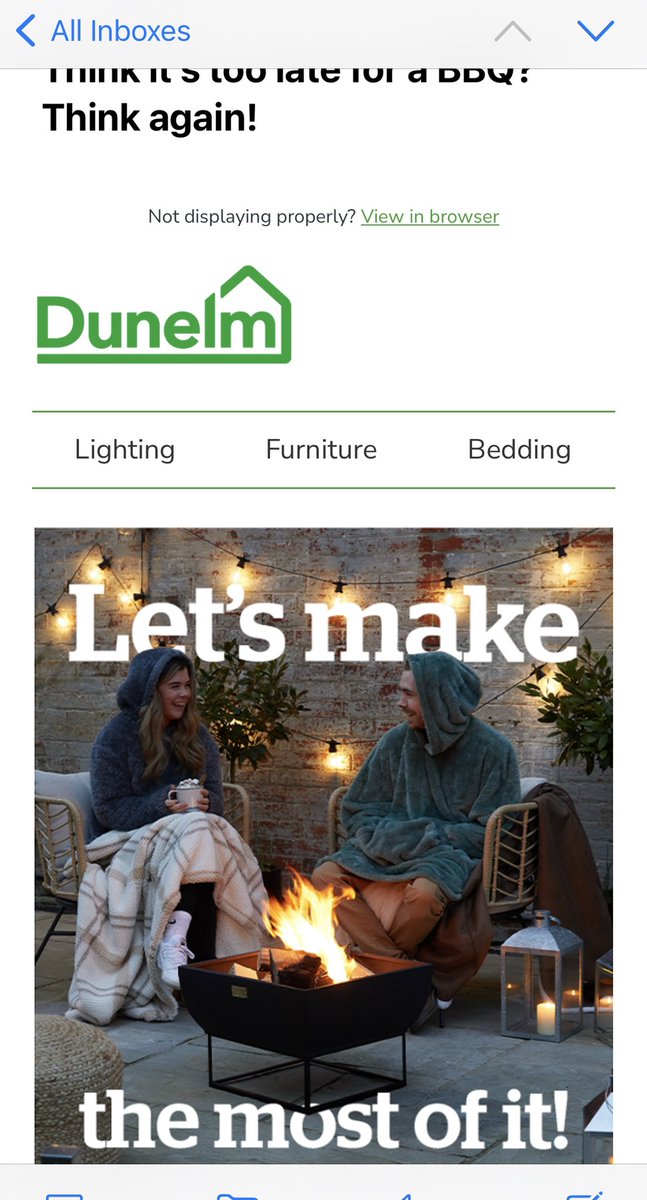Louiseemcee's tweet photo. Incredible timing from @DunelmUK https://t.co/W6kmls7GF5