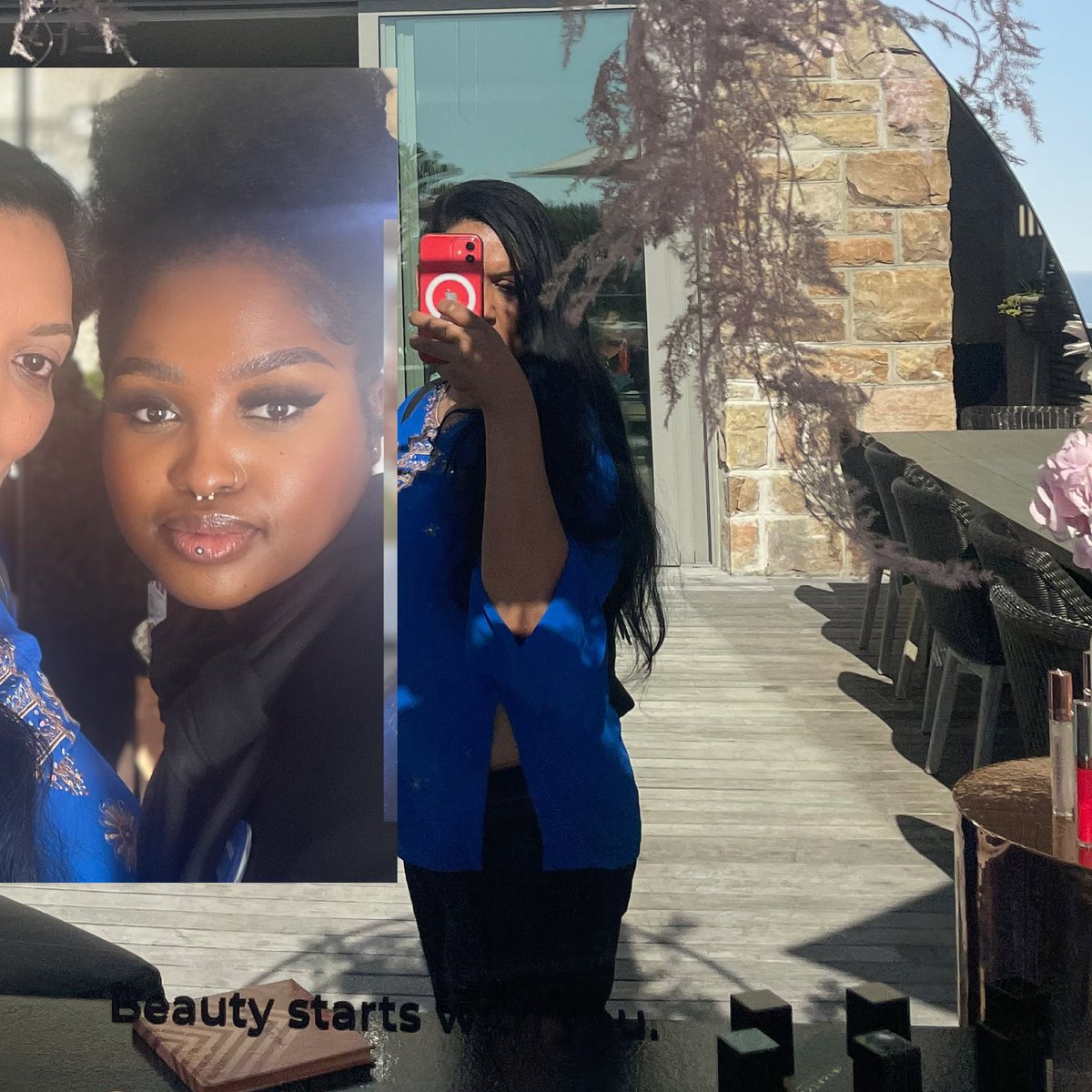 LynetteAnthony's tweet photo. A lovely afternoon at Bantry Bay with @arcstore_sa @ABHcosmetics. As someone who has loved #beauty for as long as I can remember watching my mom apply makeup during her time with me, learning techniques during masterclasses is so inspiring #ABHxARC #makeup #beautyforall #geekglam https://t.co/hJDzmdNdRm