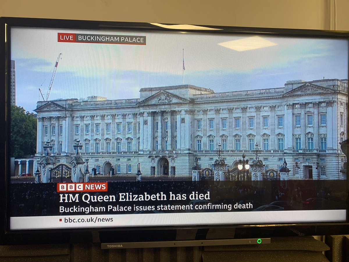 The scene we always knew we would see, but never wanted to see. Rest in peace your majesty.