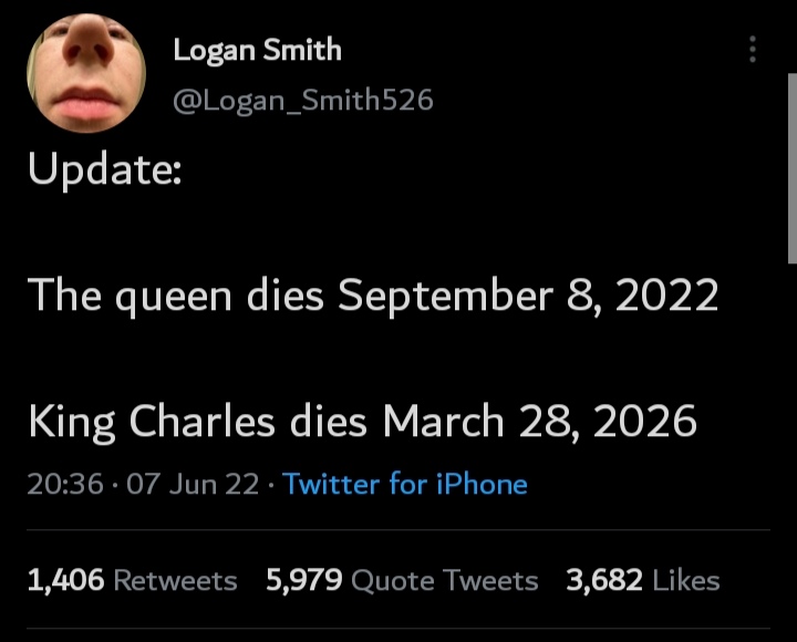 my2atlow8's tweet photo. This mfer @Logan_Smith526 CALLED IT. https://t.co/t6JuIQs2rX