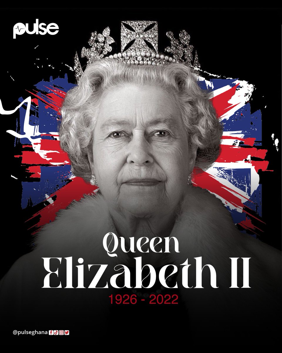 PulseGhana's tweet photo. The end of an era 🕊️

Queen Elizabeth II

1926-2022 https://t.co/09HM6yXDmC