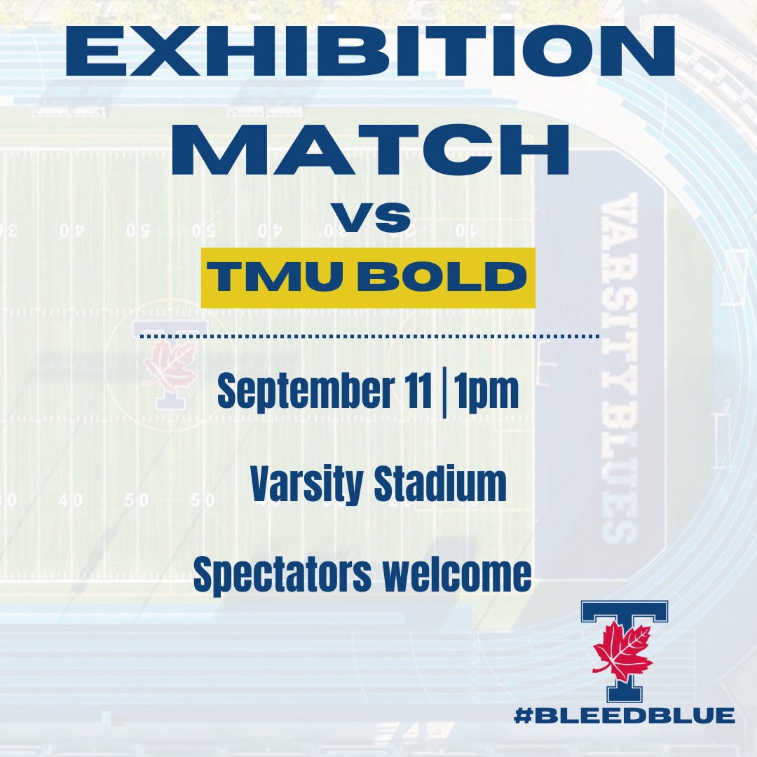 BrianNS's tweet photo. This Sunday University of Toronto Varsity Blues Men's Rugby take on Toronto Metropolitan University at 1pm. Come out and support your Blues! @Varsity_Blues https://t.co/J1CVvBRila