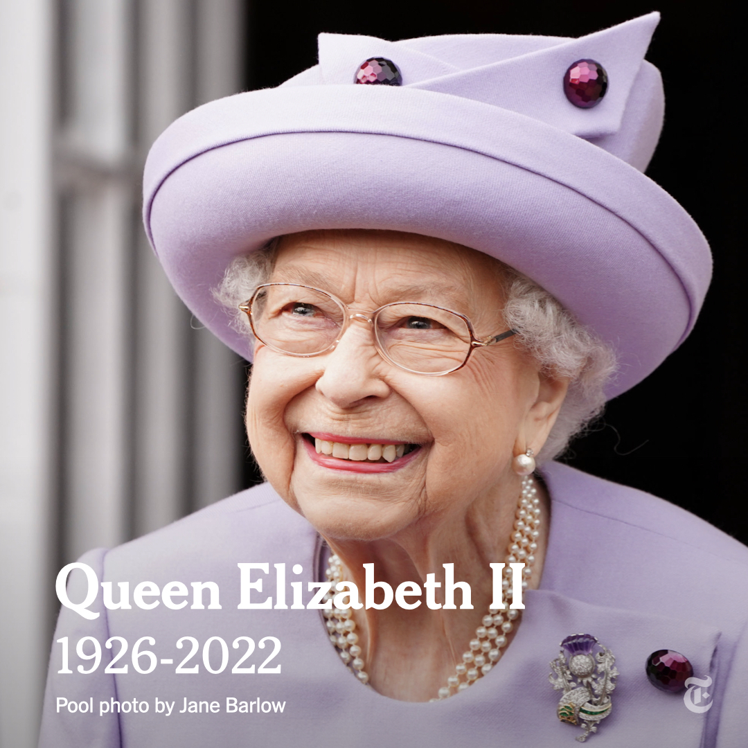 nytimes's tweet image. Queen Elizabeth II&apos;s death has set off an outpouring of grief in Britain for the monarch, who reigned for 70 years. She died at Balmoral Castle, her beloved summer home in the Scottish Highlands, with many royal family members there or on their way. nyti.ms/3QpisPH