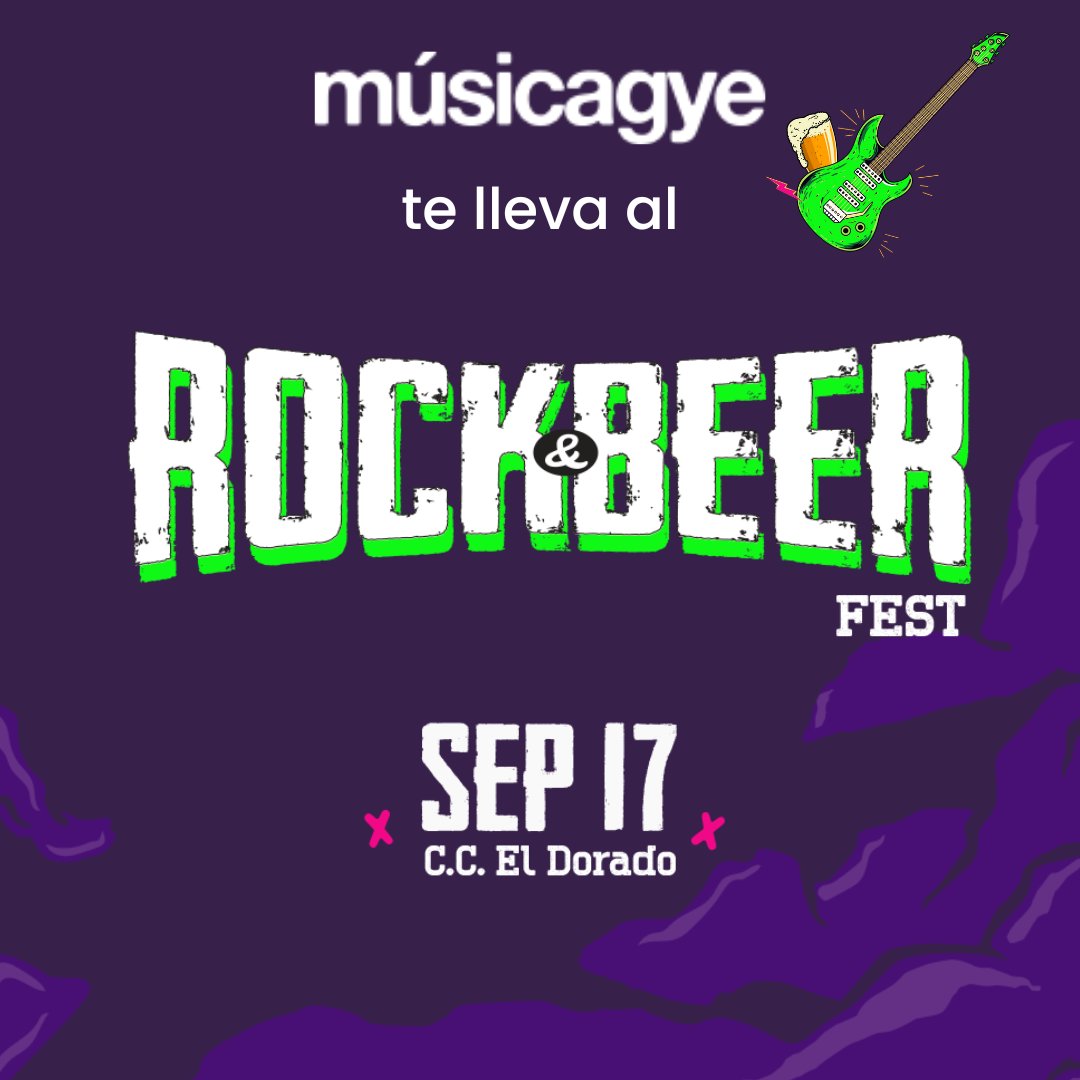 ¡Músicagye te lleva al #RockandBeerFest a ver a Babasónicos, Conociendo Rusia, Gondwana, Caloncho y más!

¿Cómo? Dale click aquí 👇🏼

👉🏼bit.ly/3BrwwUI👈🏼