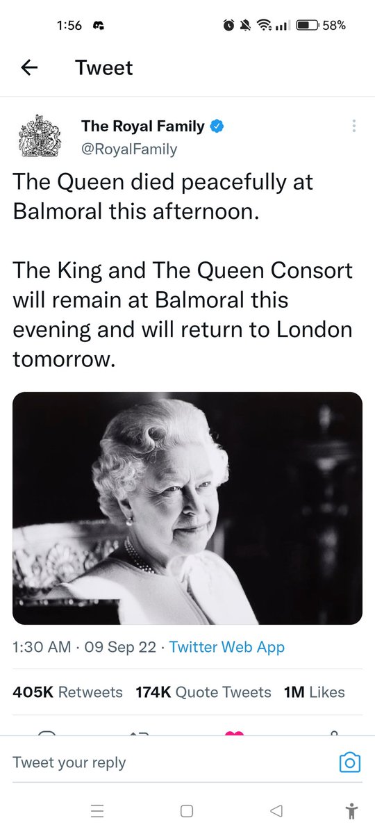 SplodeBlox's tweet photo. Rest in piece Queen Elizabeth. 

Updates: Queen Elizabeth II Dies
Doctors had placed the queen, who was 96, under medical supervision at Balmoral Castle, her estate in the Scottish Highlands. Prince Charles traveled to Balmoral to be at his mother’s side.

Image https://t.co/sJ49nedJy5