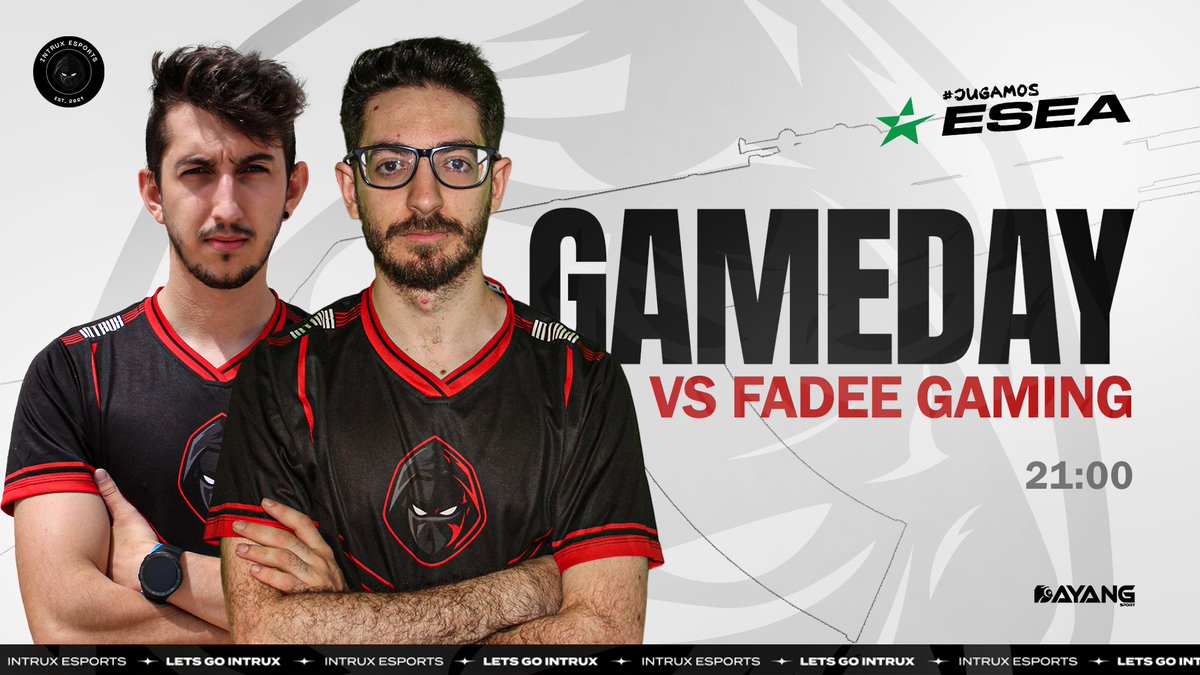 INTRUXesports's tweet photo. GAMEDAY | #CSGO
La acciรณn no para y debemos luchar hasta el final ๐ฃ
๐ @ESEA #Main
๐ Jornada 8
๐ #FadeeGaming
๐ 21:00 (๐ช๐ธ)
๐ @fergr01 & @joangp9
๐บ https://t.co/sOk7vQp5cW
#LetsGoIntrux ๐ฅท https://t.co/tb0tSoOuW0
