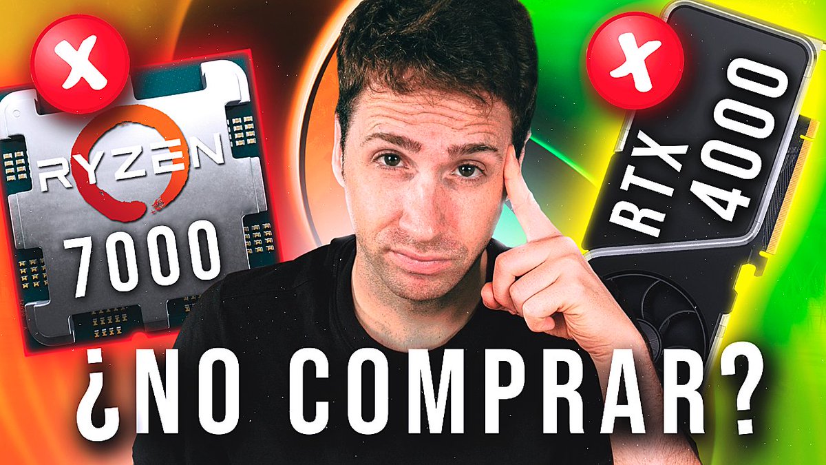 DanteGTX3's tweet photo. NUEVO VÍDEO: NO compres Ryzen 7000 ni RTX serie 40! ¡sin ver esto! 👉🏻 https://t.co/wx7NeTbKB2 https://t.co/yZxu8TwLDq
