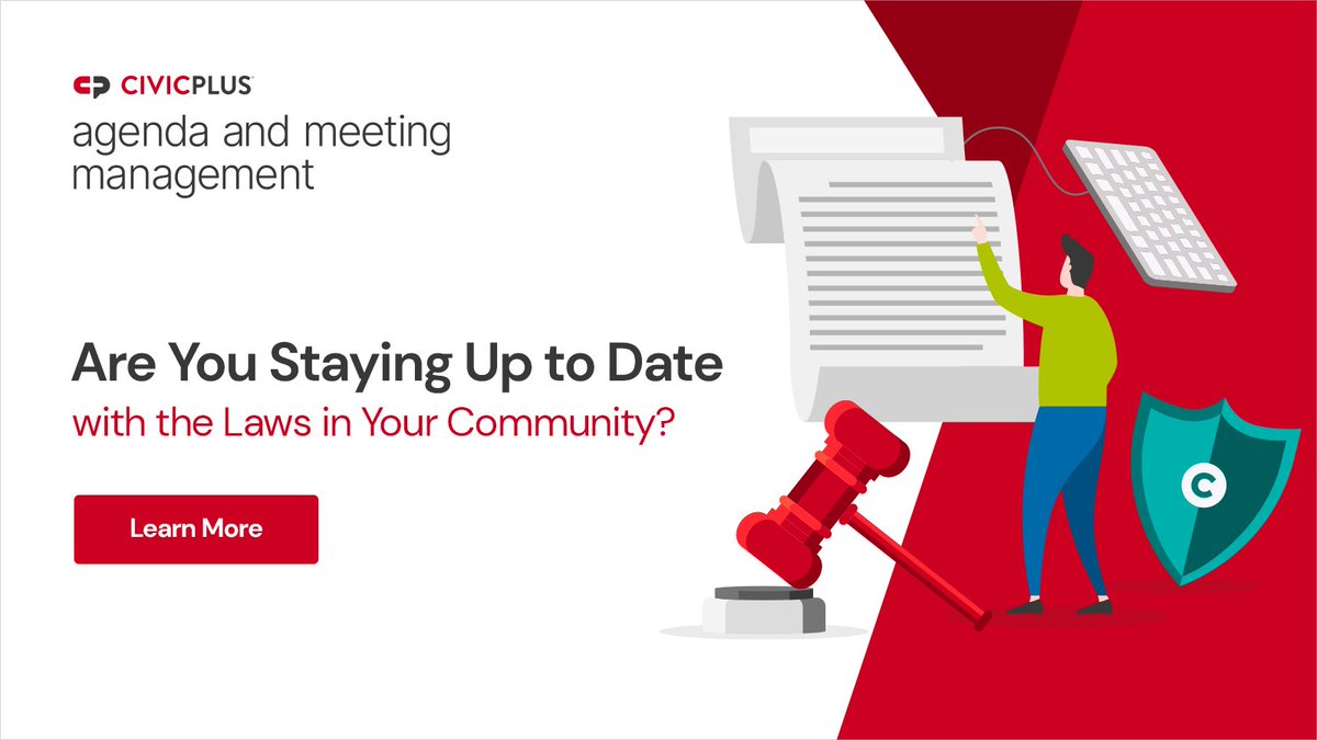 CivicPlus's tweet image. Interested in staying up to date with the laws in your community?
Municode powered by @CivicPlus gives you the autonomy to see the laws that govern your community in a way that makes sense to you.
Check it out: bit.ly/3KW9TLn
#CivicPlus #Municode #locallaws