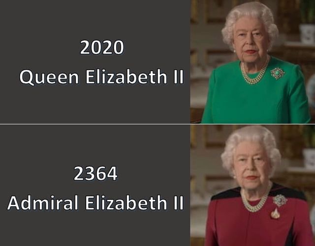 pontacubby's tweet photo. #QueenElizabeth
I want to remember her like this. 
Thank you for everything, the memes and the laughs.
An historic period is ending. 
RIP https://t.co/tjlkLGcgmP