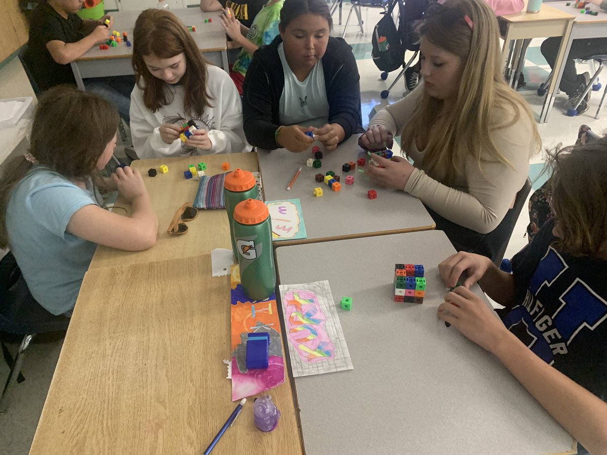 HighPark781's tweet photo. One of our favourite beginning of the year tasks! The students are determined and used collaboration and a growth mindset to succeed in this Nrich Math Challenge. We’ve been talking about The Importance of Struggle using videos from @joboaler. https://t.co/3IpkhOf8nu